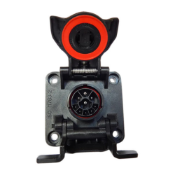 Presa 9 poli ISOBUS Active nera 12V in plastica