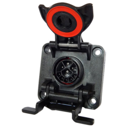 Presa 9 poli ISOBUS Active nera 12V in plastica