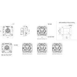 Presa 9 poli ISOBUS Active nera 12V in plastica