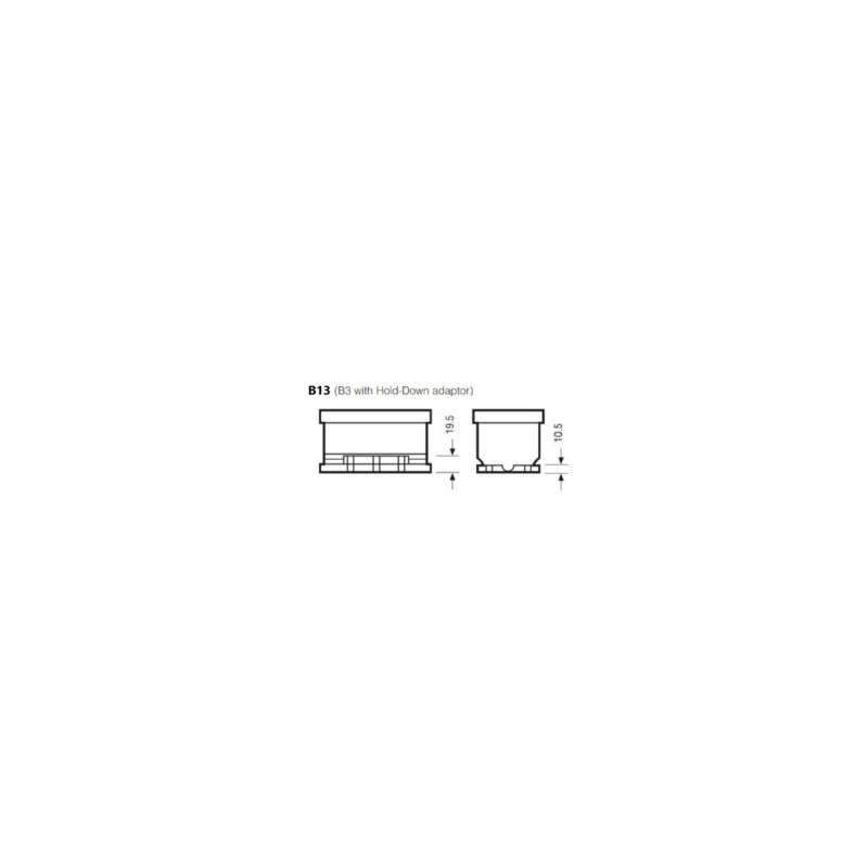 BATTERIA YUASA 12V 62AH 550A 243X175X190 DX