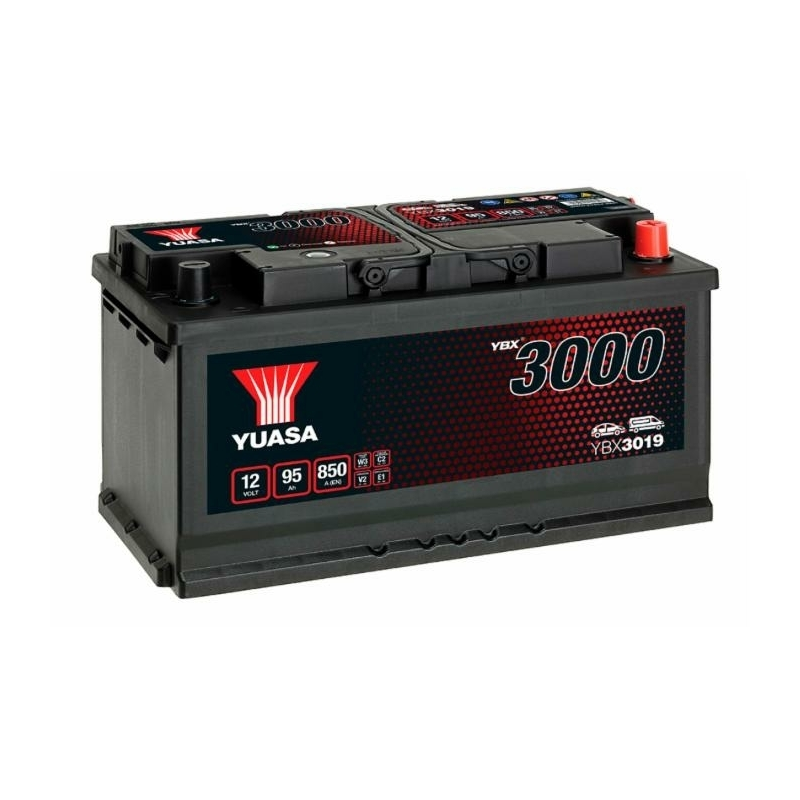 BATTERIA YUASA 12V 95AH 850A 353X175X190 DX