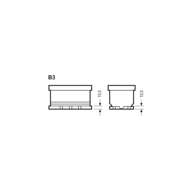 BATTERIA YUASA 12V 95AH 850A 353X175X190 DX