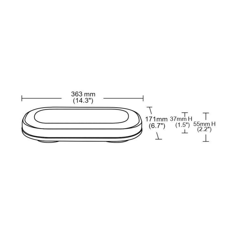 Barra a LED magnetica 12-24V DC 76W