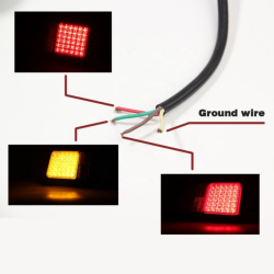 Fanale posteriore LED 12-30V, dx-sx, 88x77x82 mm