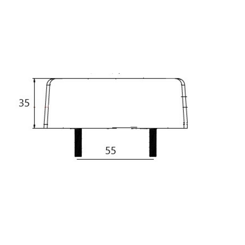 Fanale posteriore LED dx/sx 13,5V 105,6x36,4x 97,9 mm