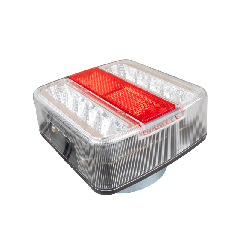 KIT LUCI POSTERIORI LED CON MAGNETE, CAVI 7,5 M + 2,5 M