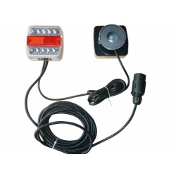 KIT LUCI POSTERIORI LED CON MAGNETE, CAVI 14 M + 4 M