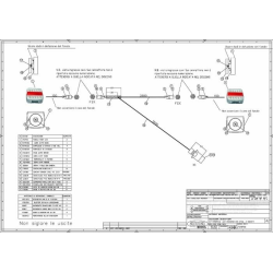 KIT LUCI POSTERIORI LED CON MAGNETE, CAVO 7,6 M + 2,5 M CON CAVI CONNETTORIZZATI SEPARABILI