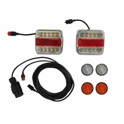 KIT LUCI POSTERIORI LED 7,6 M + 2,5 M CON CAVI CONNETTORIZZATI SEPARABILI