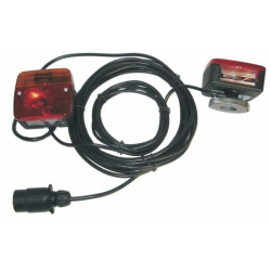 KIT LUCI POSTERIORI ALOGENE CON MAGNETE, CAVI 10 M + 4 M