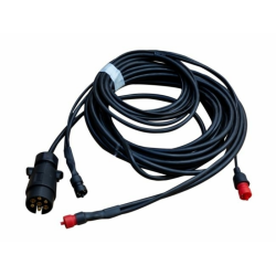 Paraurto fisso  in ferro pre-zincato 1800 mm con fanali posteriori e luce targa 12V LED.