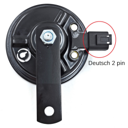 Avvisatore acustico elettromagnetico a disco Ø 92 mm 24V 105~118dB