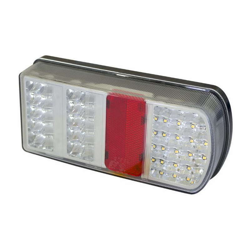 Fanale posteriore LED sx 12V 227,6x55x105,8 mm