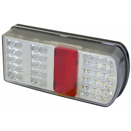 Fanale posteriore LED sx 12V 227,6x55x105,8 mm