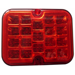 Fanale posteriore fendinebbia LED 12V 100,7x28,5x80,7 mm