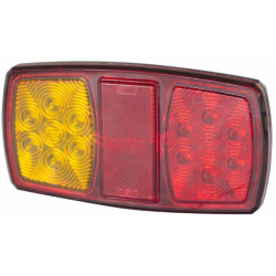 Fanale posteriore LED dx 12V 150x22x80 mm
