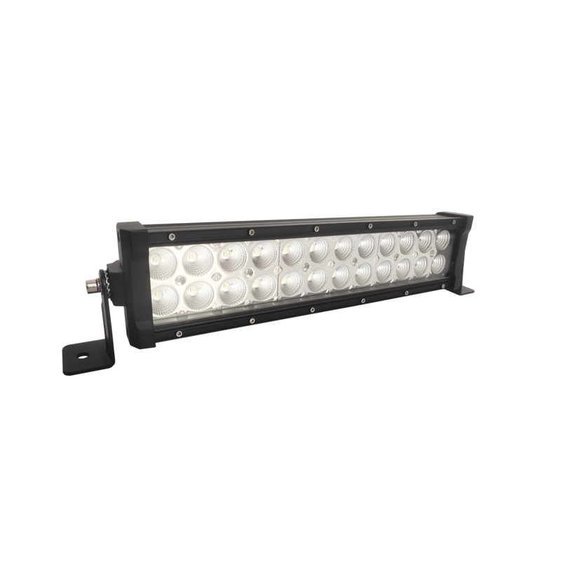 Barra a LED 10-48V, 6480 LM, 72W, Raggio ampio/largo, 24 LED