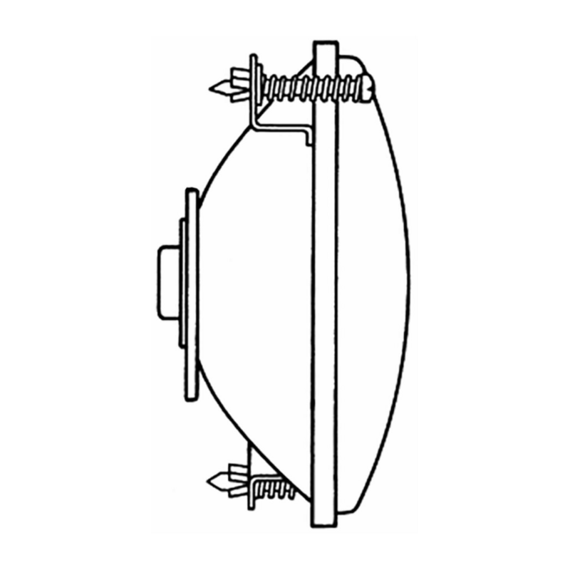 PROIETTORE ASIMMETRICO 3 VITI  Ø 140 MM