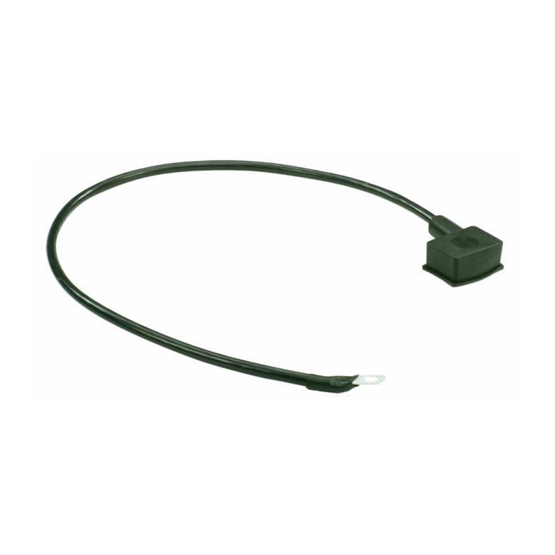 CAVO BATTERIA LUNGHEZZA 500 MM, SEZ 50 MM² , MORSETTO NEGATIVO, OCCHIELLO Ø 10,5 MM