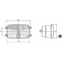 FANALE ANTERIORE ASIMMETTRICO 2 LUCI