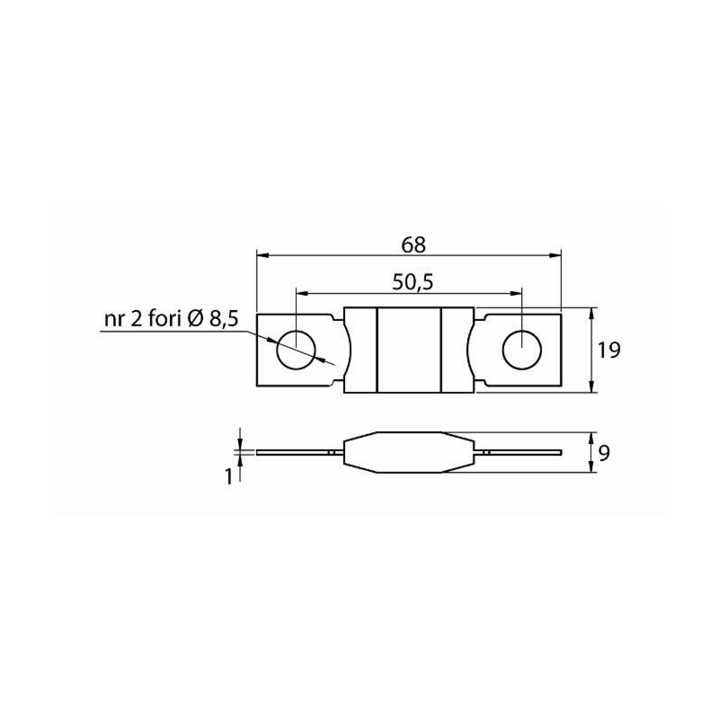 FUSIBILE TIPO MEGA 250 AMP