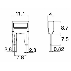 MINI FUSIBILE 3 A