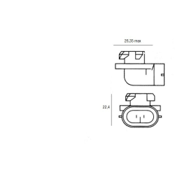 Lampadina alogena 12V 50W PGJ13