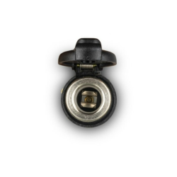 Presa bipolare 12-24V in alluminio con coperchio