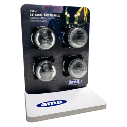 Espositore in PVC espanso per kit fanali anteriori LED 61216