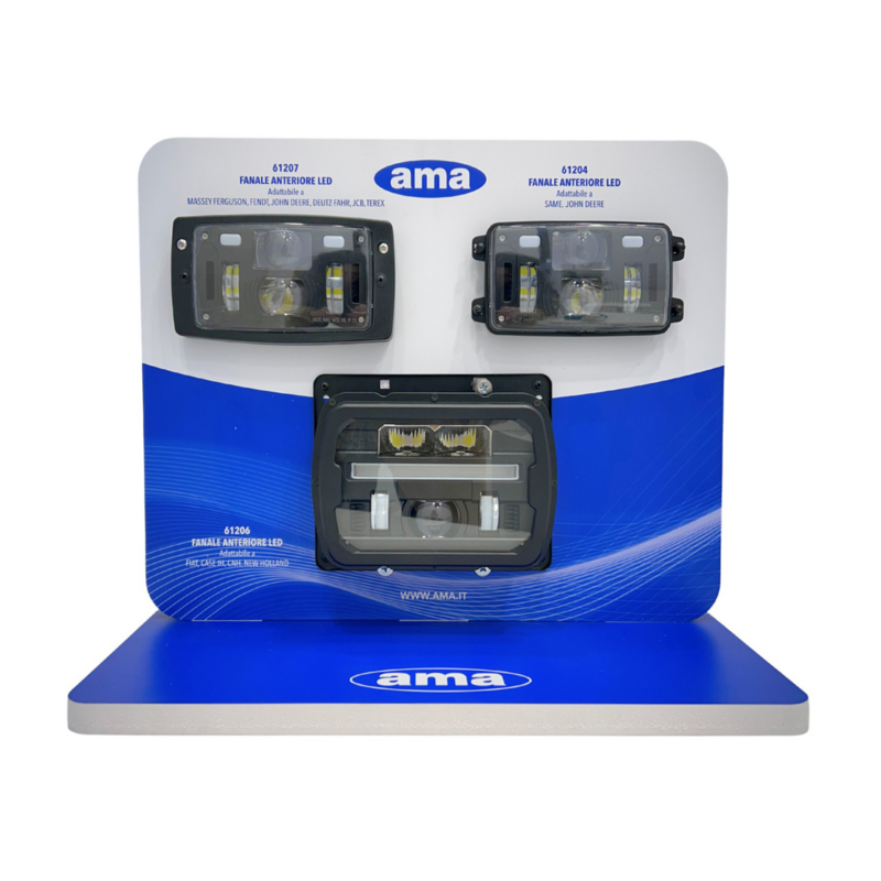 Espositore fanali anteriori LED 61204 - 61206 - 61207