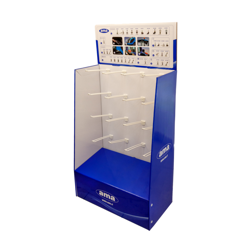 Espositore lampadine alogene AMA