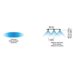 UGELLO VENTAGLIO STANDARD SF 110° BLU