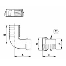 RACCORDO 1" 1/2 X 50