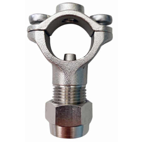 GETTO MORSETTO IN OTTONE 1/2'' Ø 22