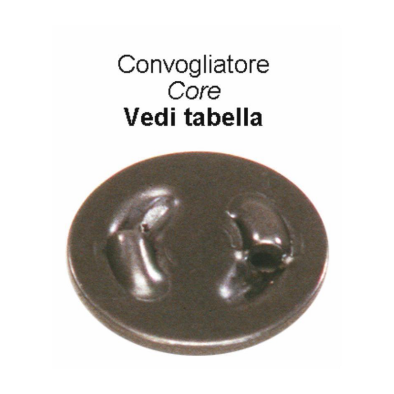 CONVOGLIATORE ACCIAIO Ø17CIECO