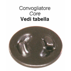 CONVOGL.ACCIAIO Ø17 FORO Ø1,2