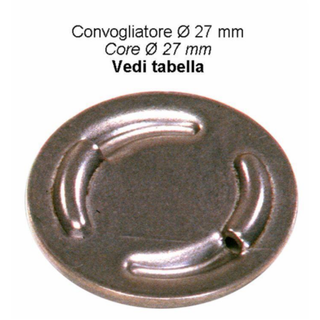 CONVOGL.ACCIAIO Ø27 CIECO
