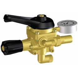 COMANDO CON REGOLATORE IN OTTONE ''M 170 OT'' - PORTATA 150 L/MIN