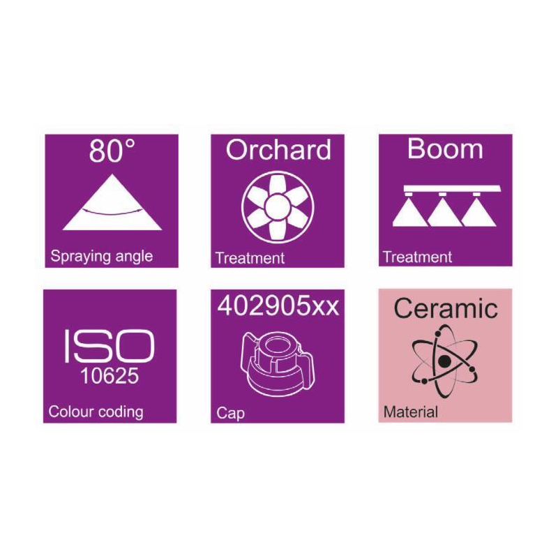 UGELLO A CONO CERAMICO HCI 80° ROSA