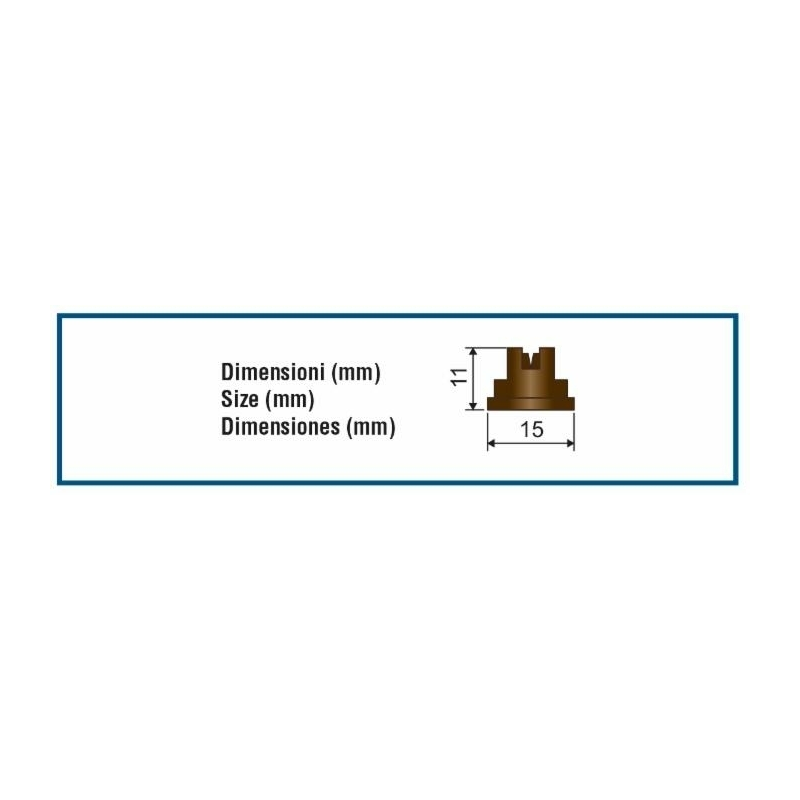 UGELLO VENTAGLIO STANDARD SF 110° ARANCIO