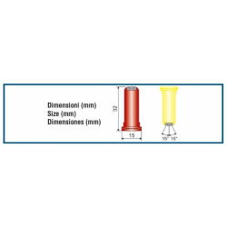 UGELLO DOPPIO INIEZIONE ARIA TFA 90° ROSSO