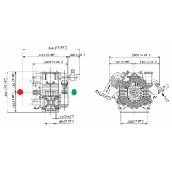 POMPA 3 MEMBRANE POLY 2120 VS