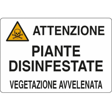 CARTELLO SEGNALETICA ALLUMINIO 50X35