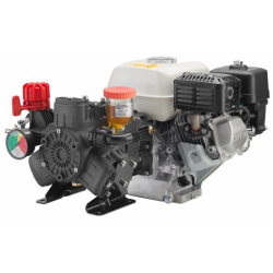 MOTOPOMPA A 3 MEMBRANE AR403 4,8 HP CON MOTORE 4 TEMPI