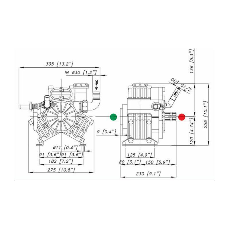 RICAMBI PER POMPA IDROMECCANICA BERTOLINI  PA530-730-830