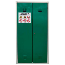 Armadio per fitosanitari a 2 ante 100x40x180 cm