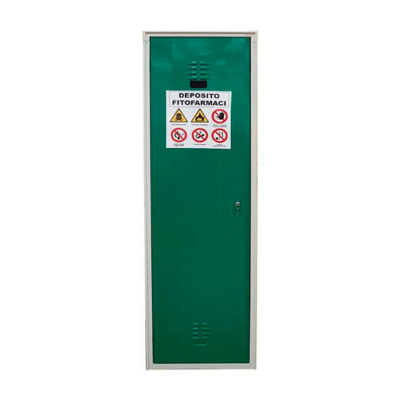Armadio per fitosanitari a 1 anta 60x40x180 cm