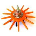 Stella a dita arancione flessibile Ø 290 mm