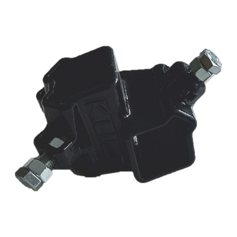 Connettore angolare standard, destro, per tubo 40 x 40 / 40 x 40 mm
