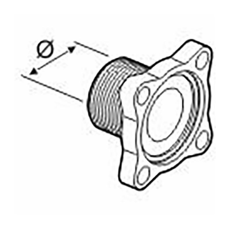 Flangia tipo F per valvole Arag serie 463